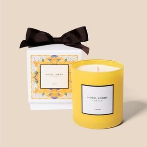 Hotel Lobby Capri Yellow Candle